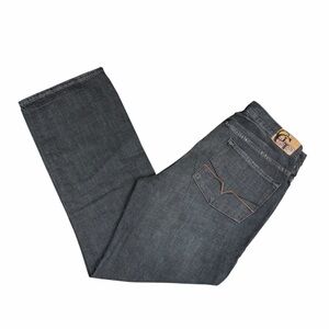Guess Jeans Miami Black Faded Slim Straight Leg Jeans - Size 32x34